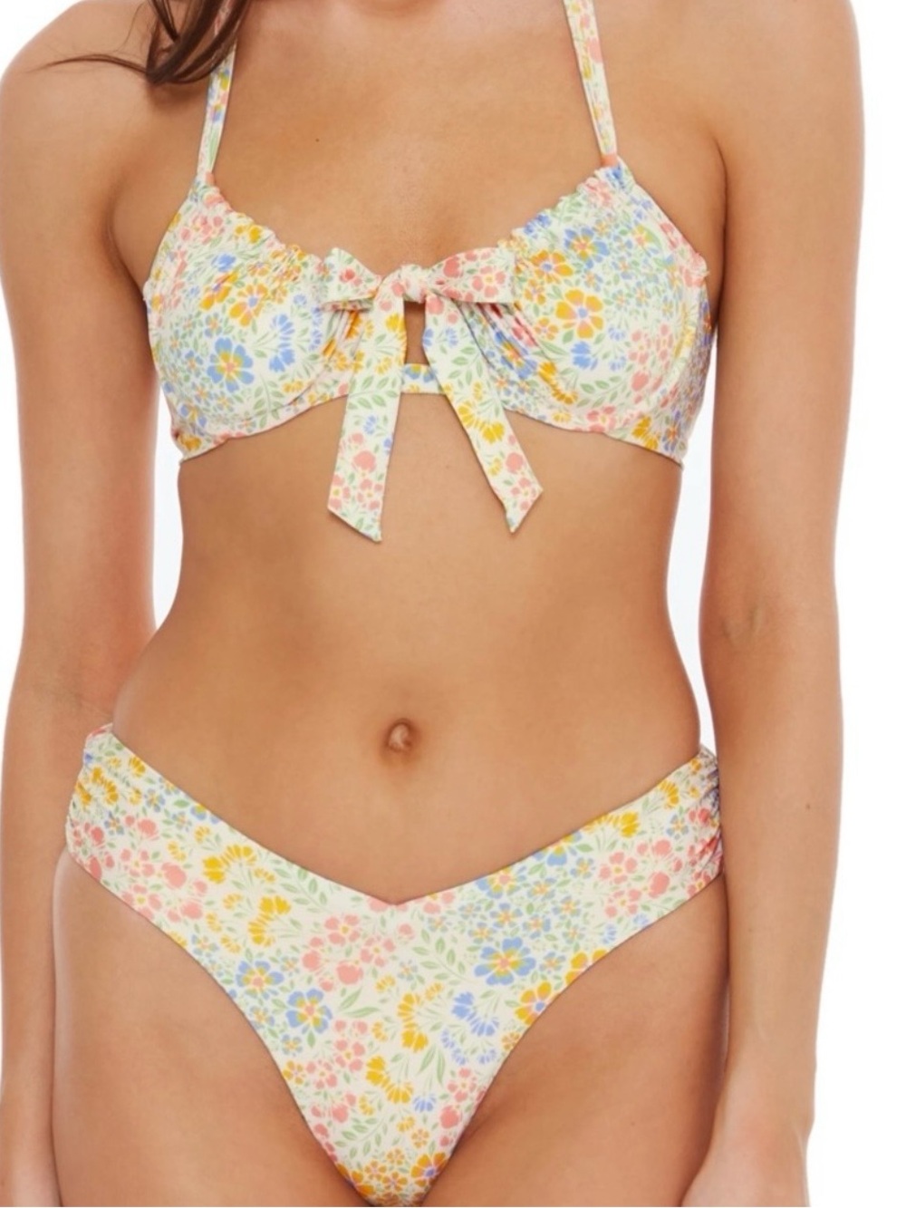 Isabella Rose NWOT Home Grown Floral Bikini 2-Piece Set Size Small